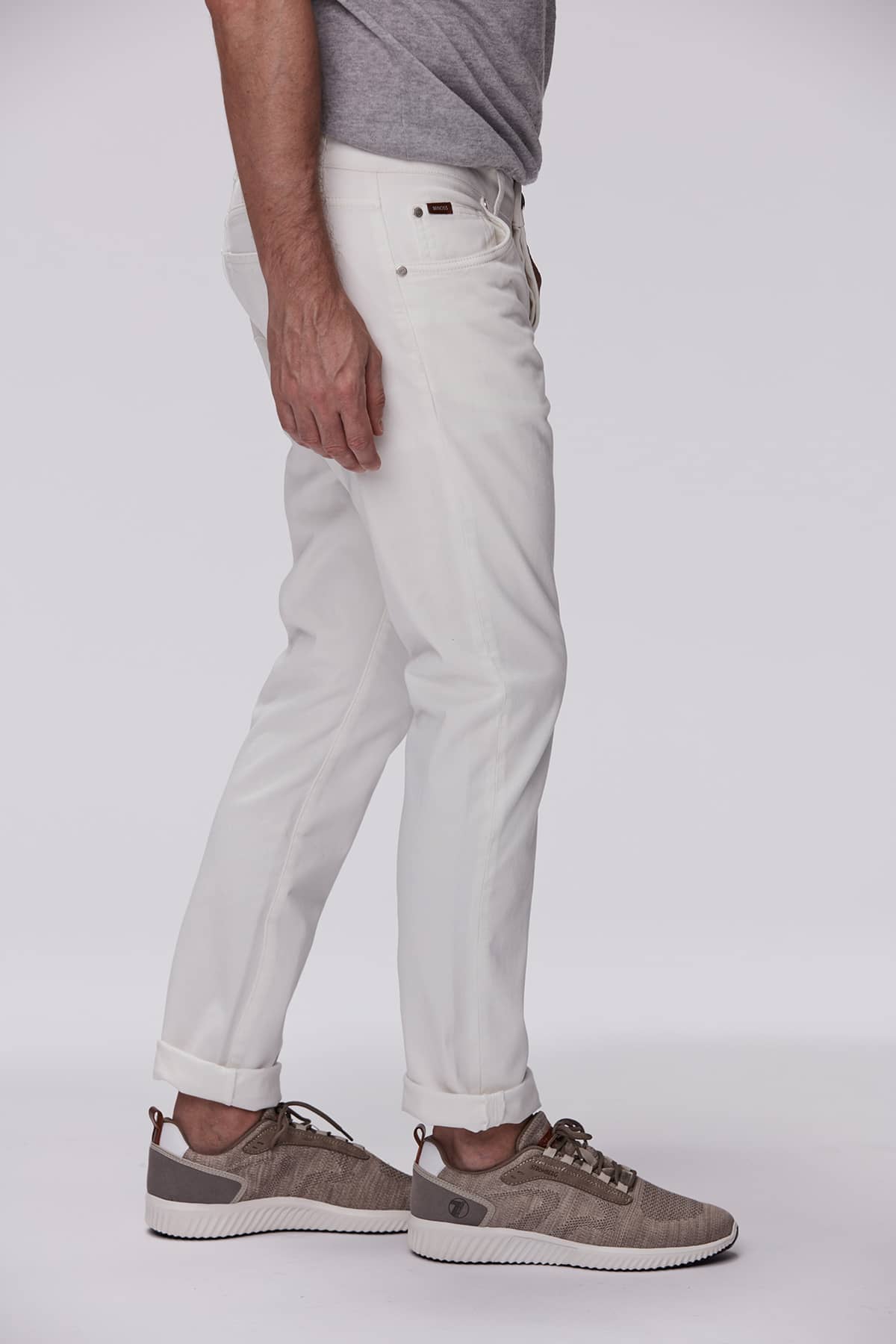 5-pkt Clyo Stretch Cream white