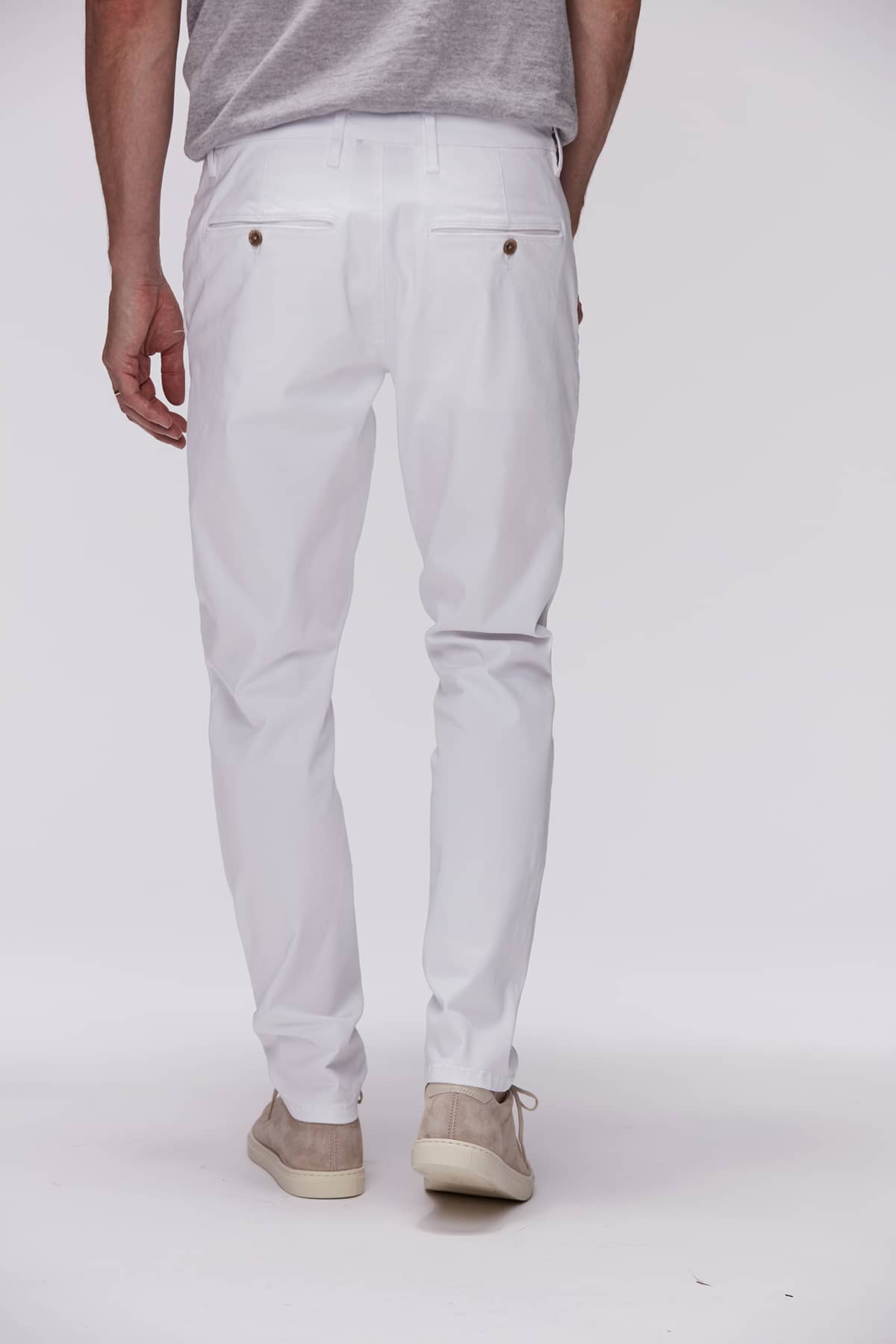 Werno Satin Chino White