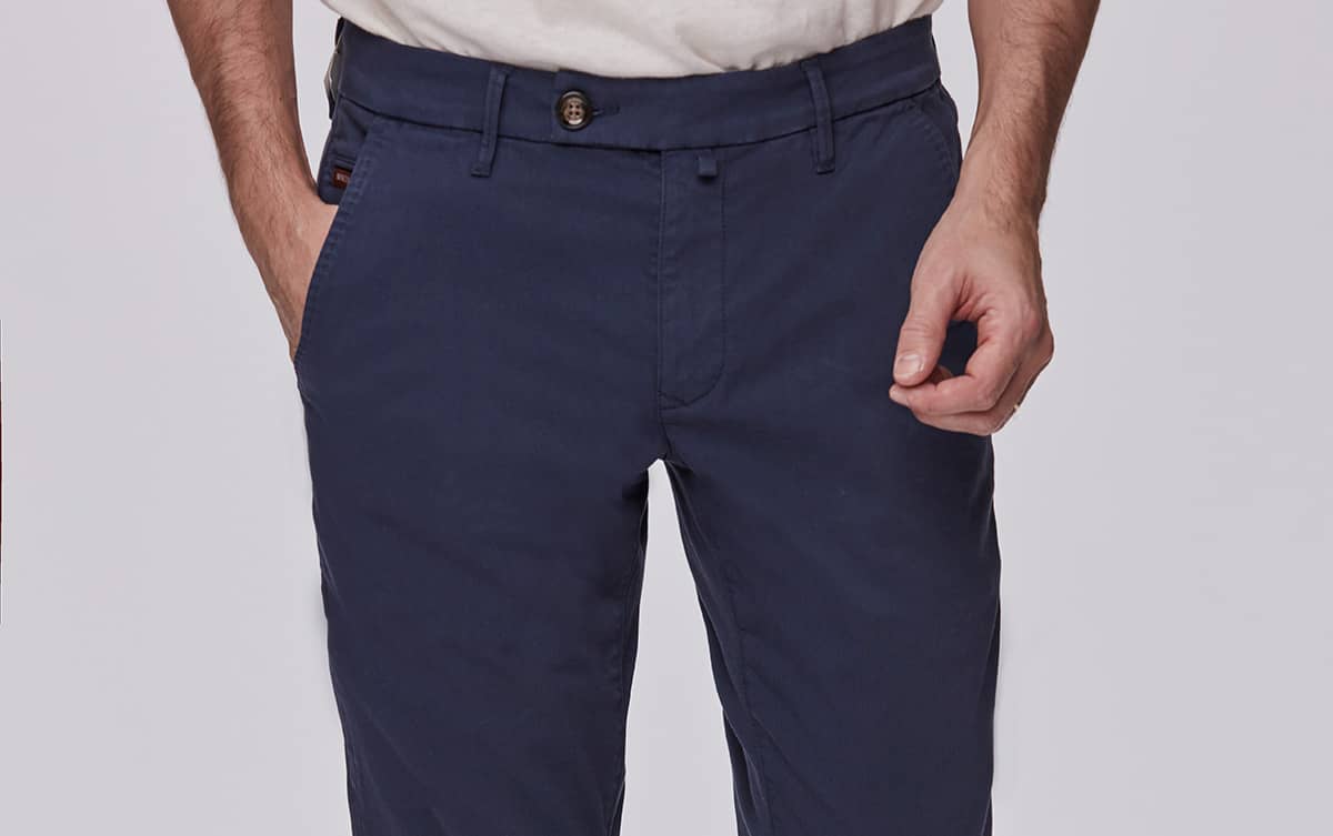 Werno Satin Chino Navy