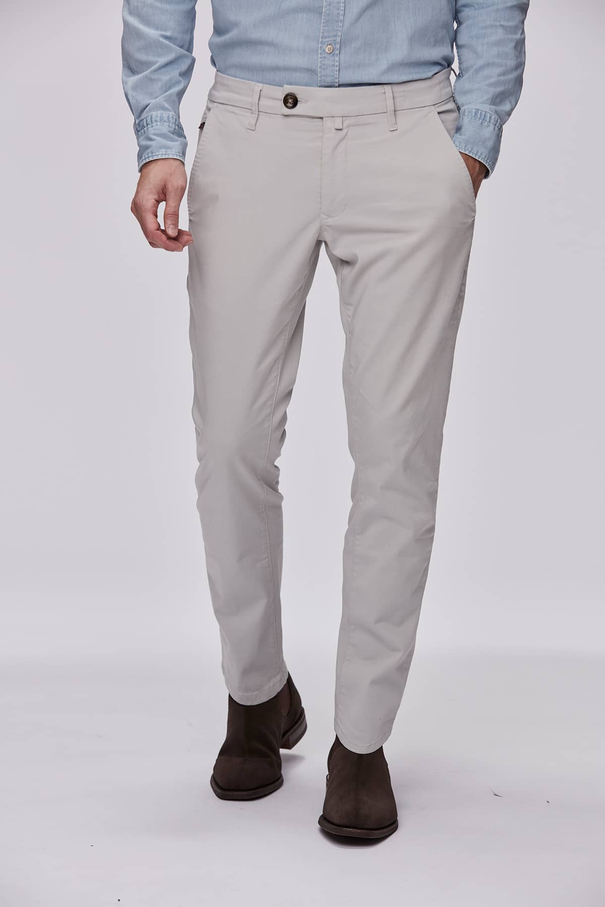 Werno Satin Chino Beige
