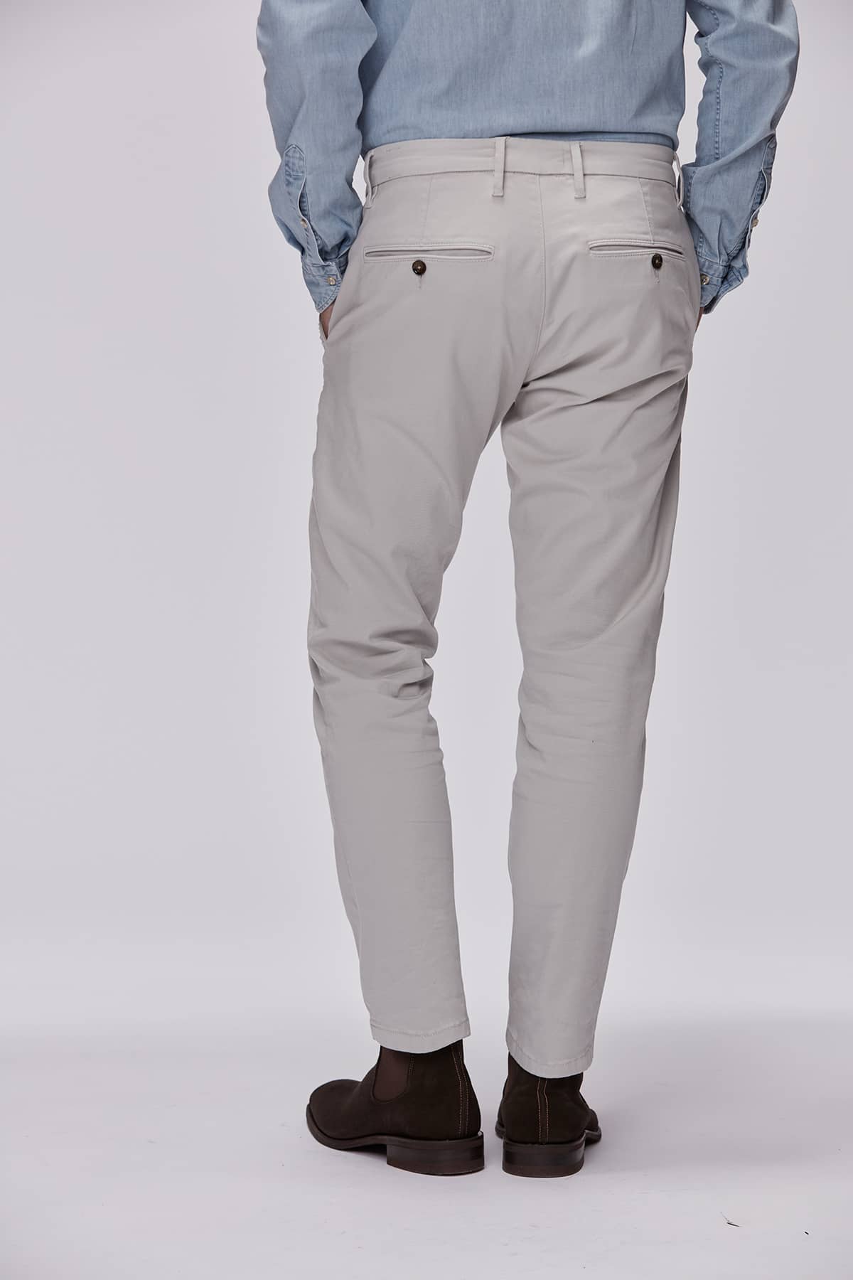 Werno Satin Chino Beige