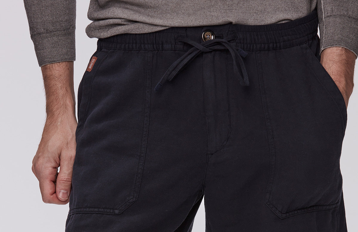 Patch pocket shorts