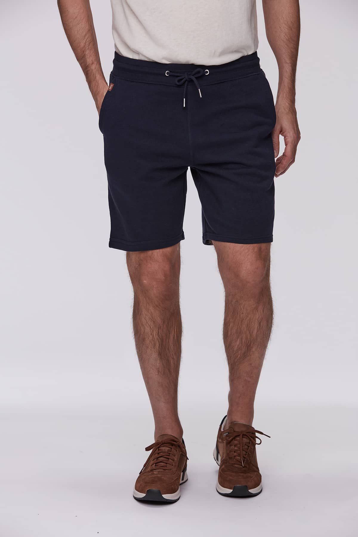 Jersey jogger shorts