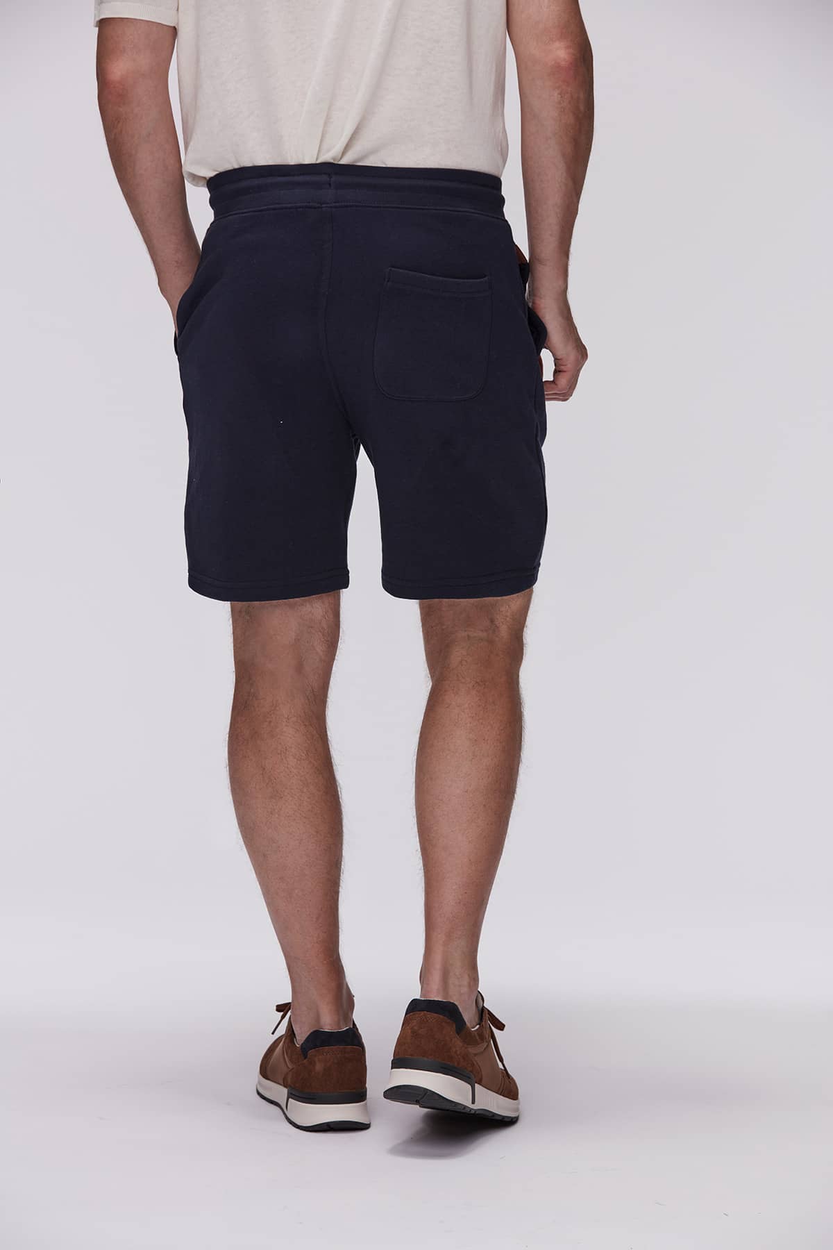 Jersey jogger shorts