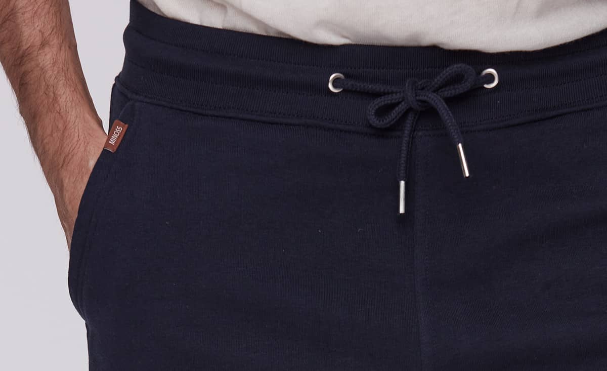 Jersey jogger shorts