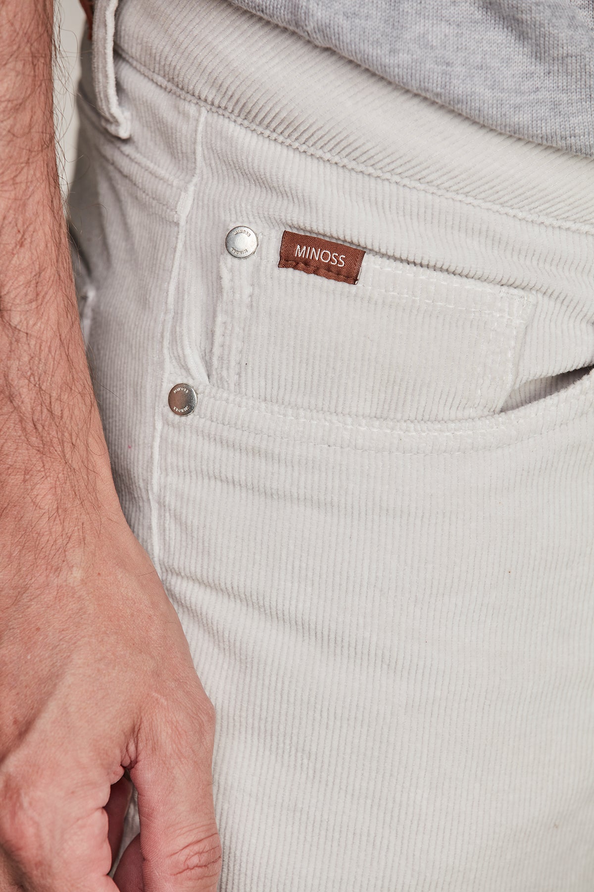 5-pkt Velvy Cord Sap Beige