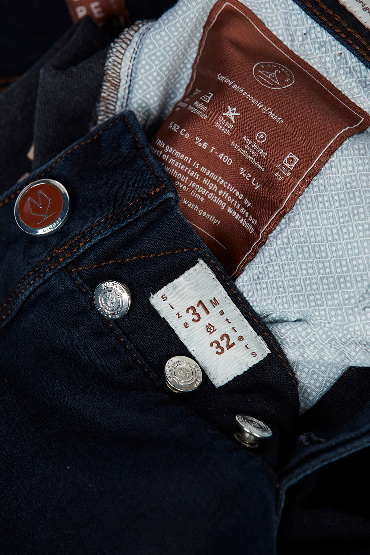 5-pkt Clyo R-C Denim Dark Brown