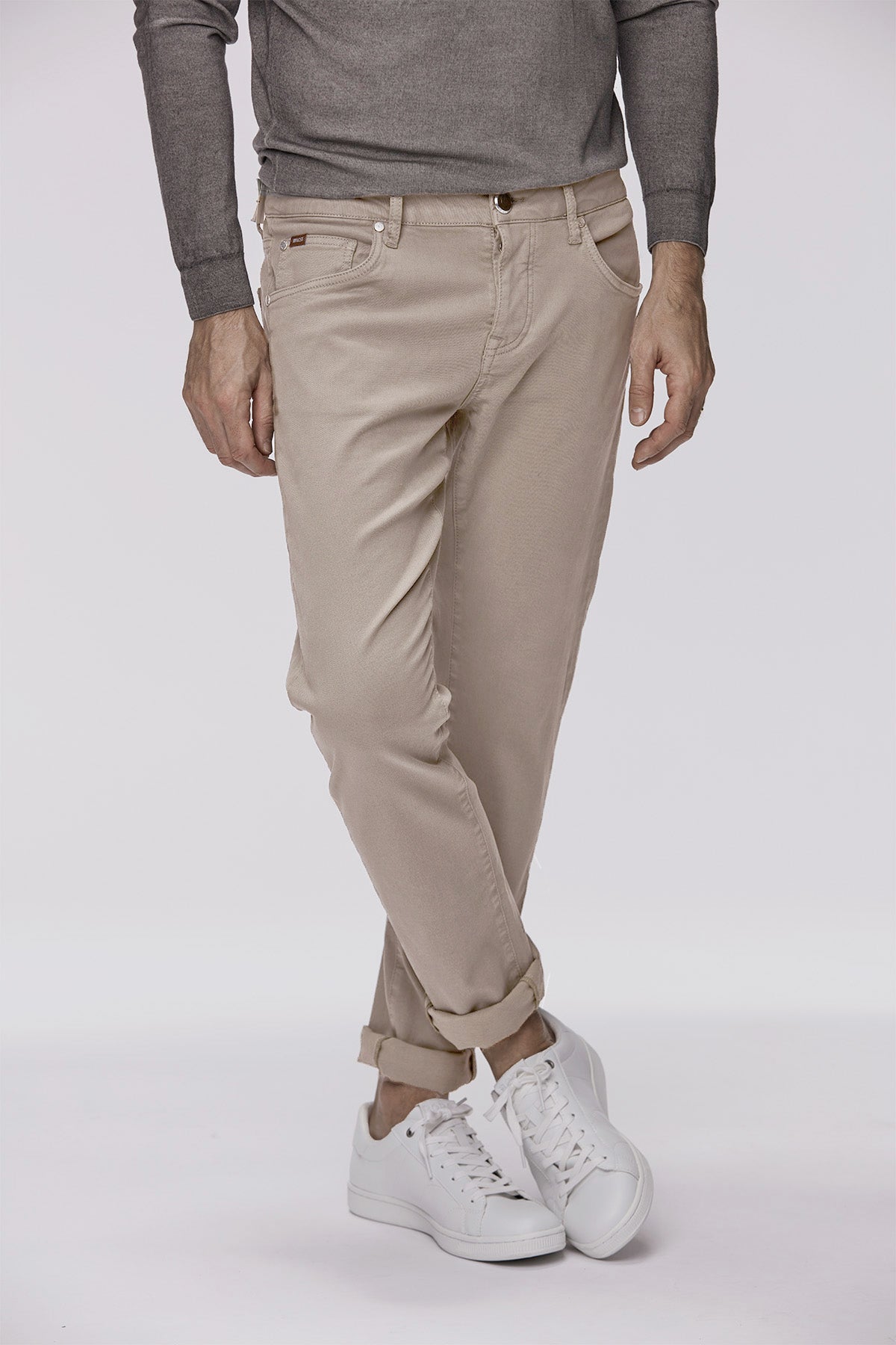 5-pkt Clyo Stretch Mid beige