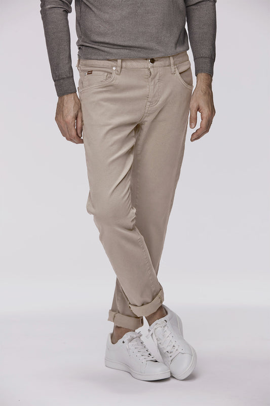 5-pkt Clyo Stretch Mid beige
