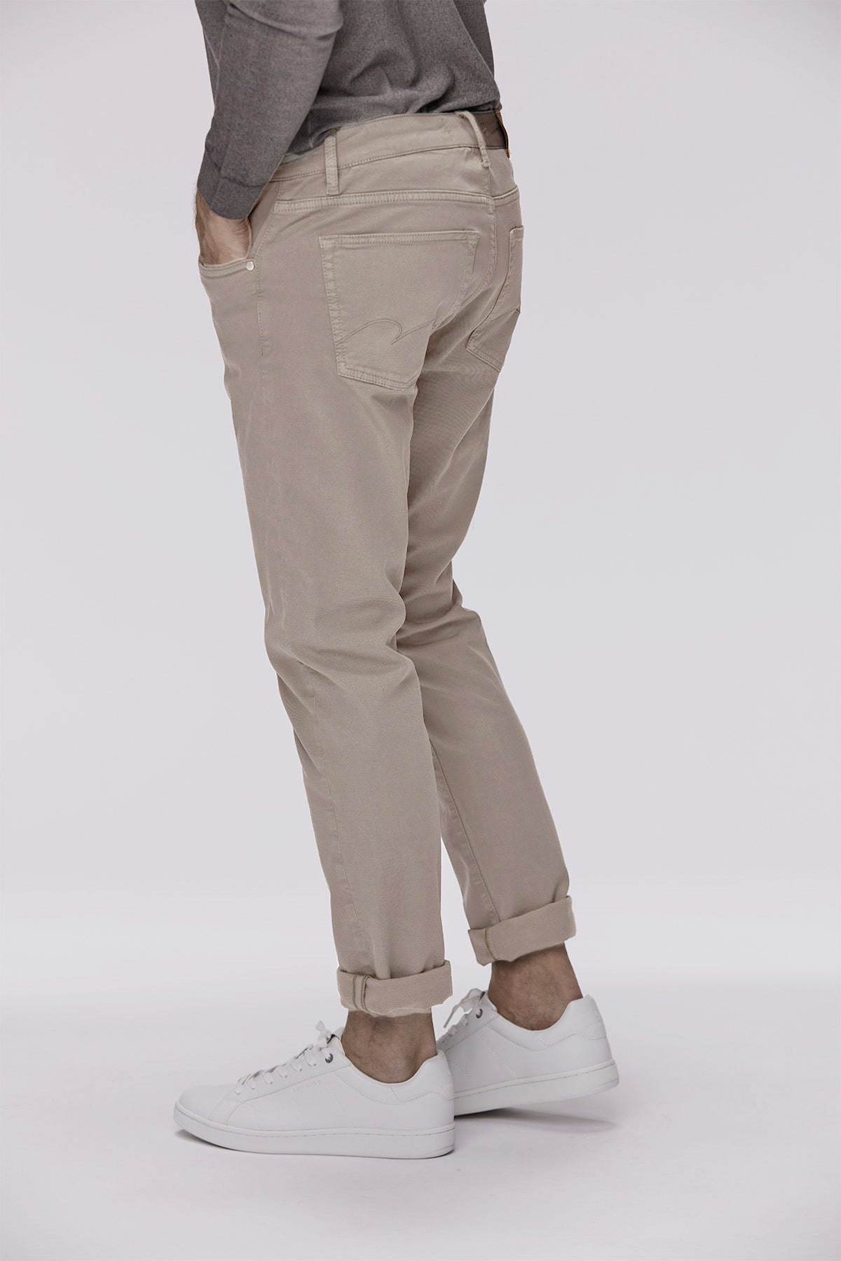 5-pkt Clyo Stretch Mid beige