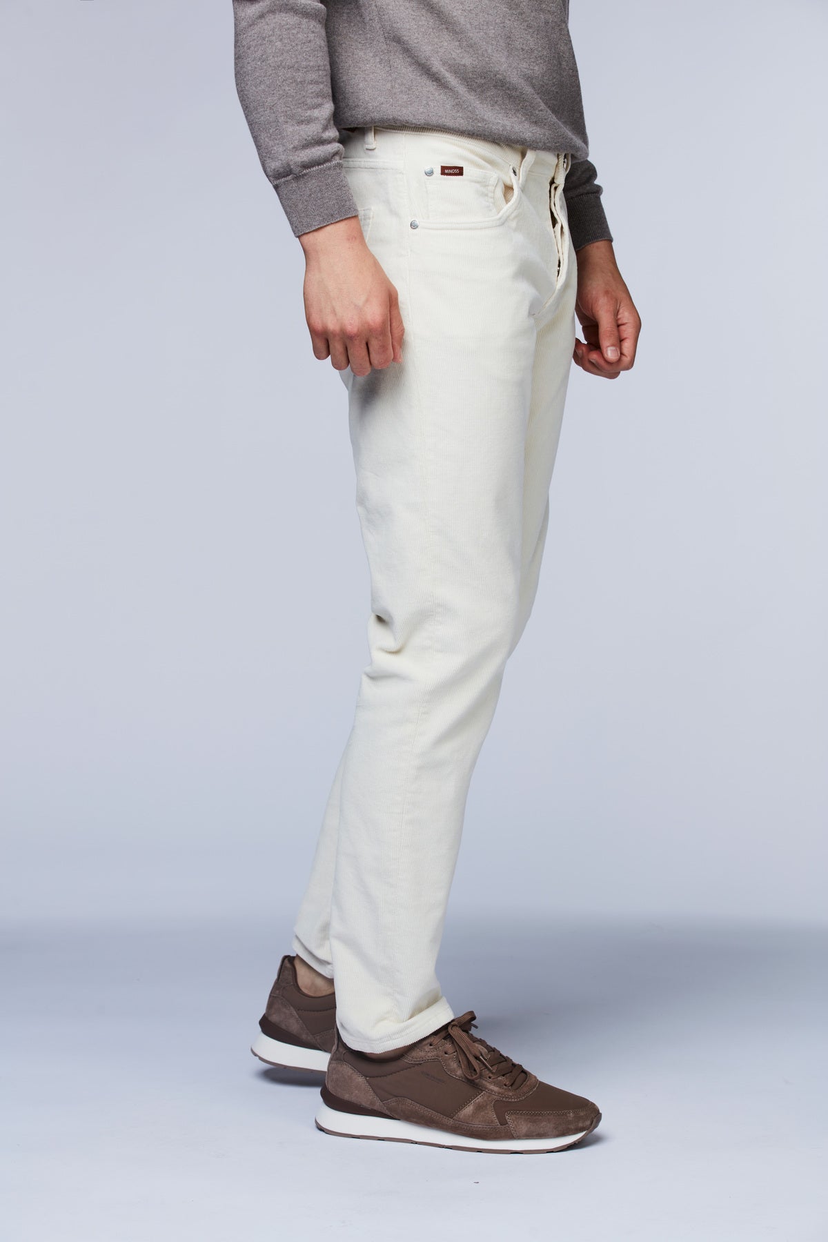 5-pkt Velvy Cord Snow
