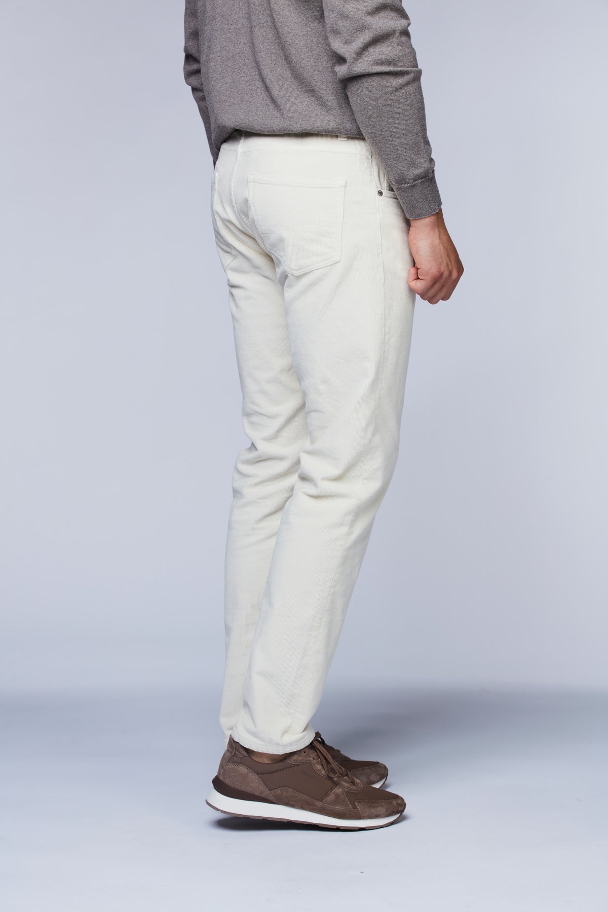 5-pkt Velvy Cord Snow