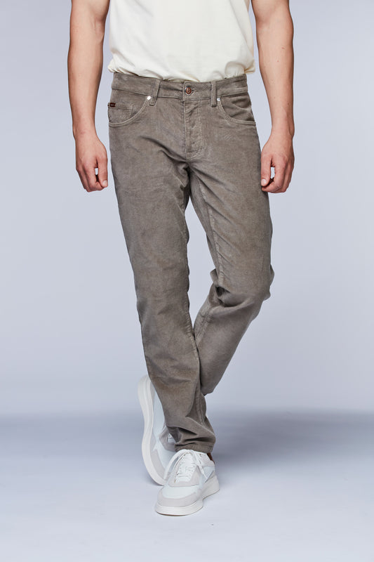 5-pkt Velvy Cord Bolt Grey