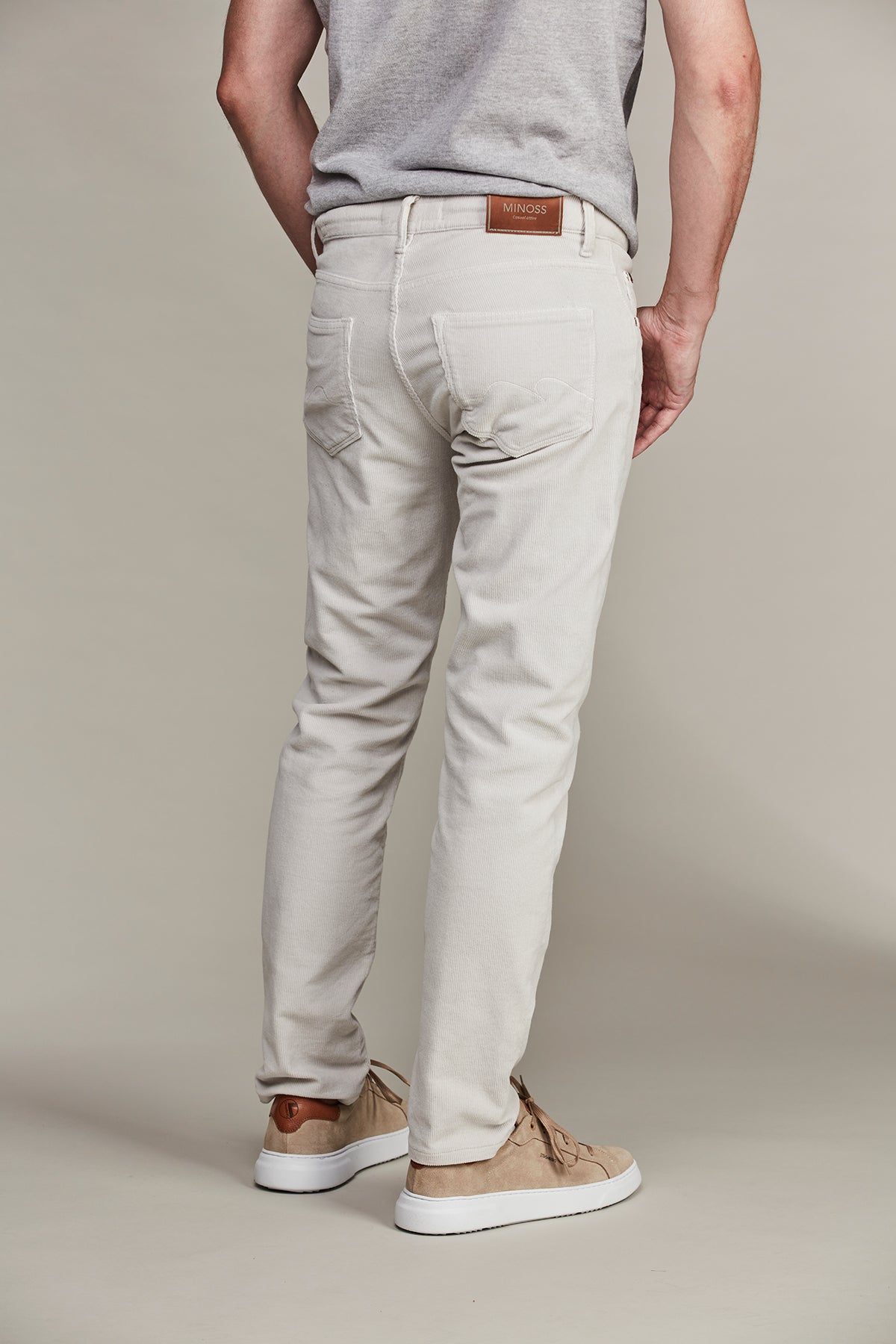 5-pkt Velvy Cord Sap Beige