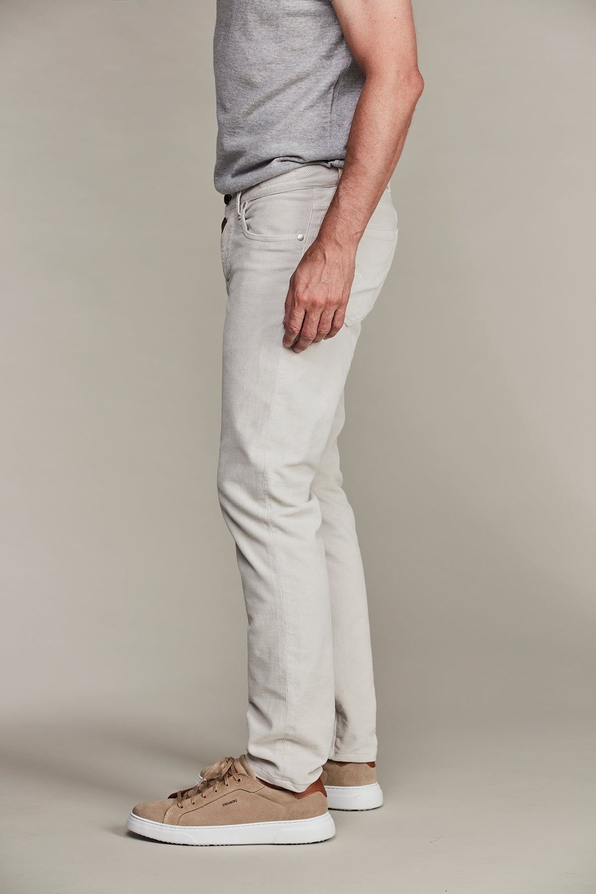 5-pkt Velvy Cord Sap Beige
