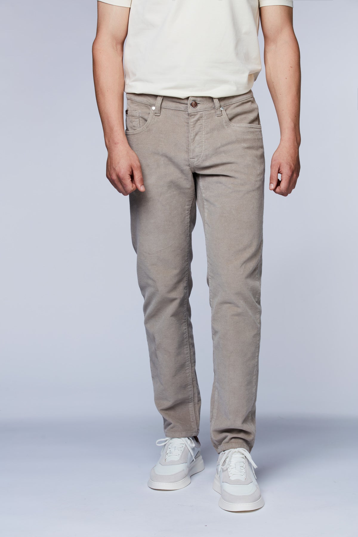 5-pkt Velvy Cord Beige