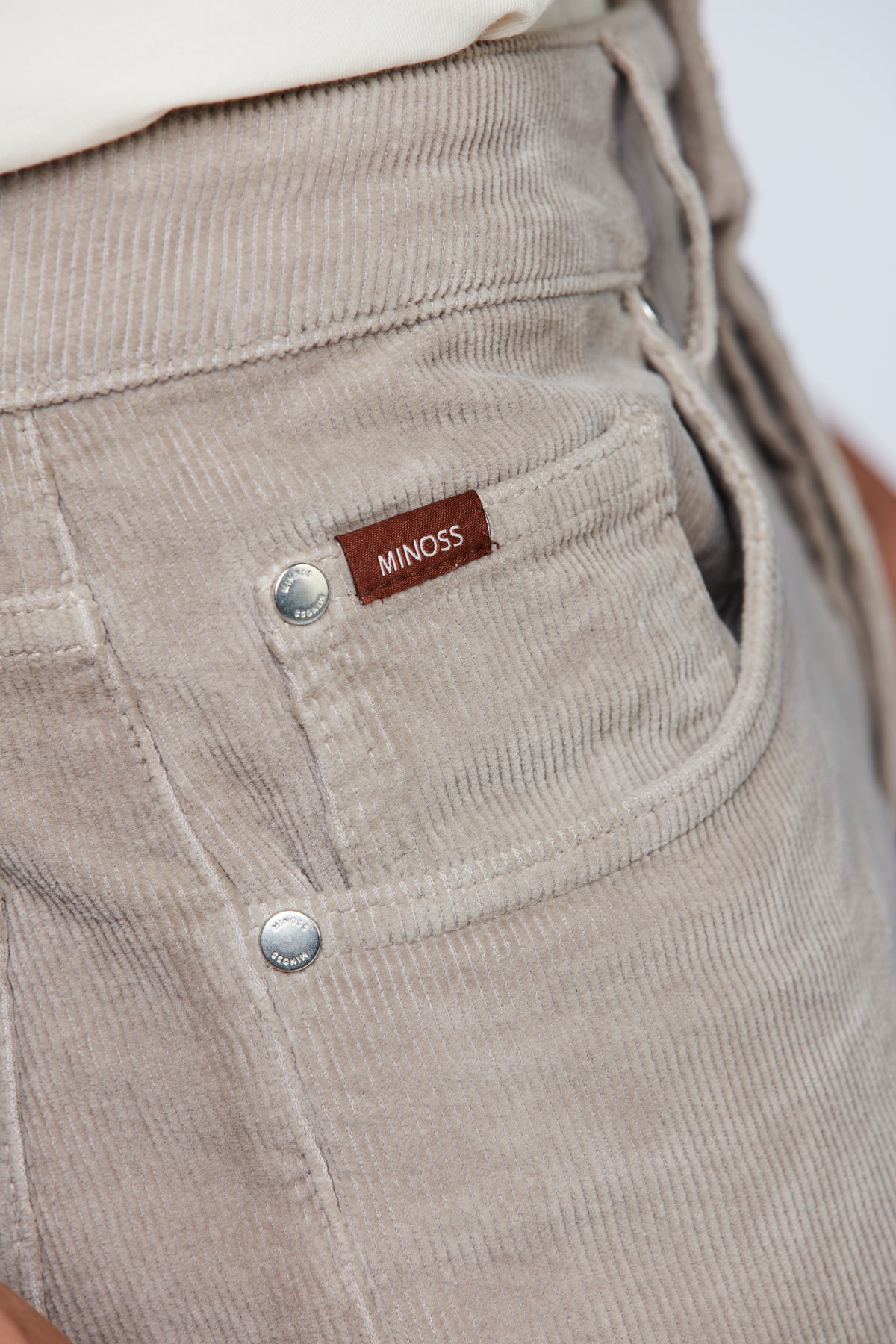 5-pkt Velvy Cord Beige