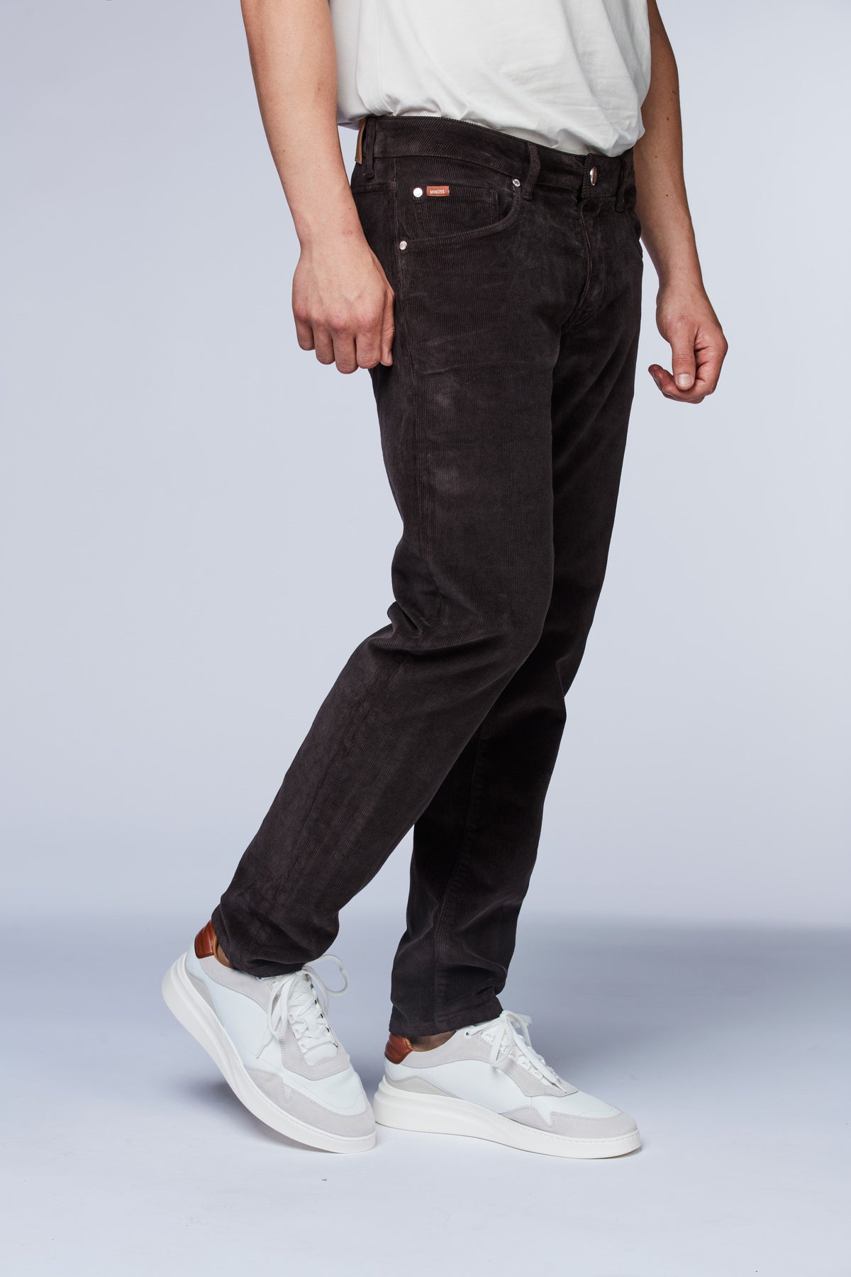 5-pkt Velvy Cord Dark brown