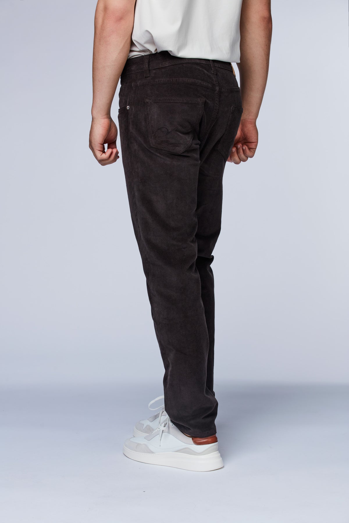 5-pkt Velvy Cord Dark brown