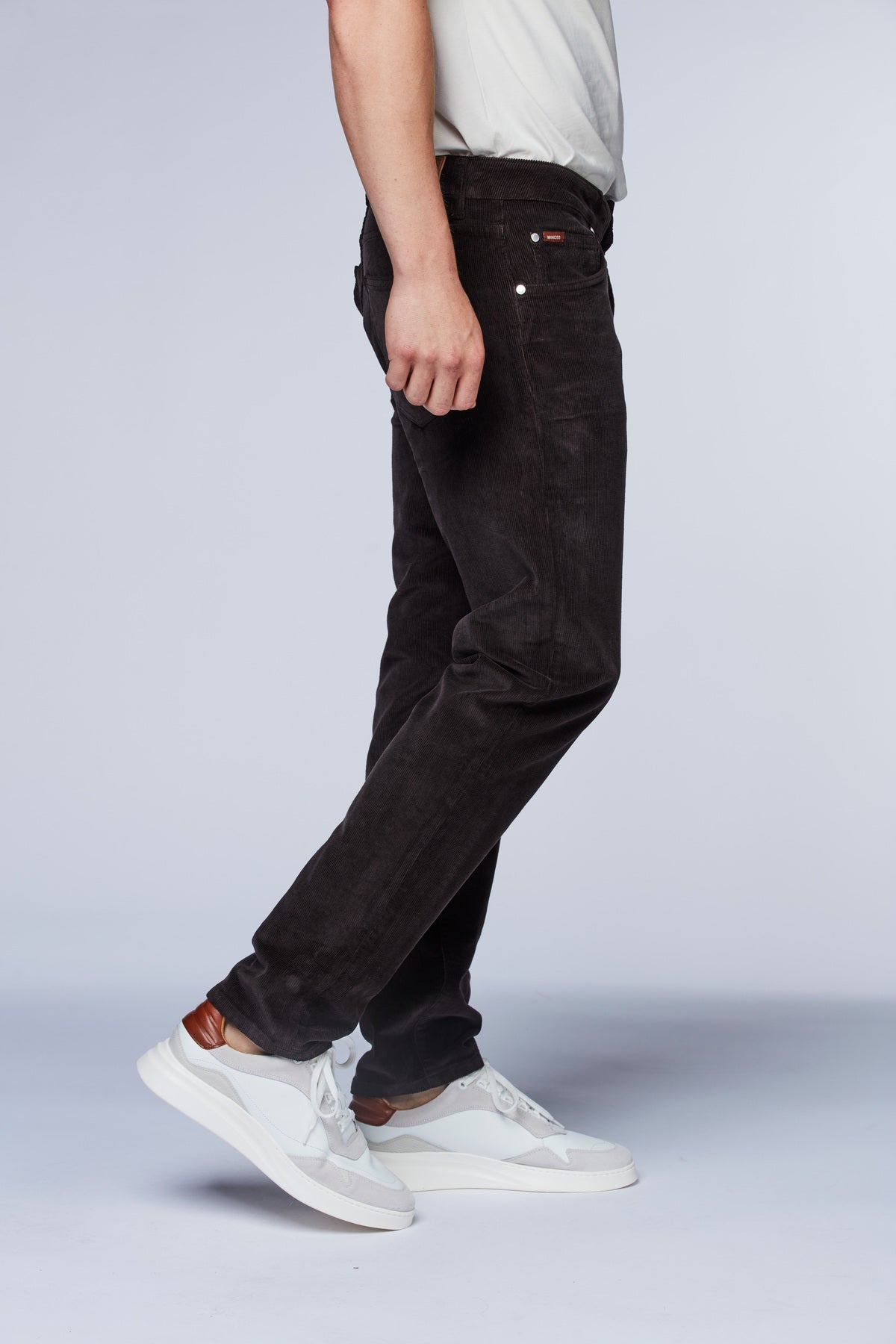 5-pkt Velvy Cord Dark brown