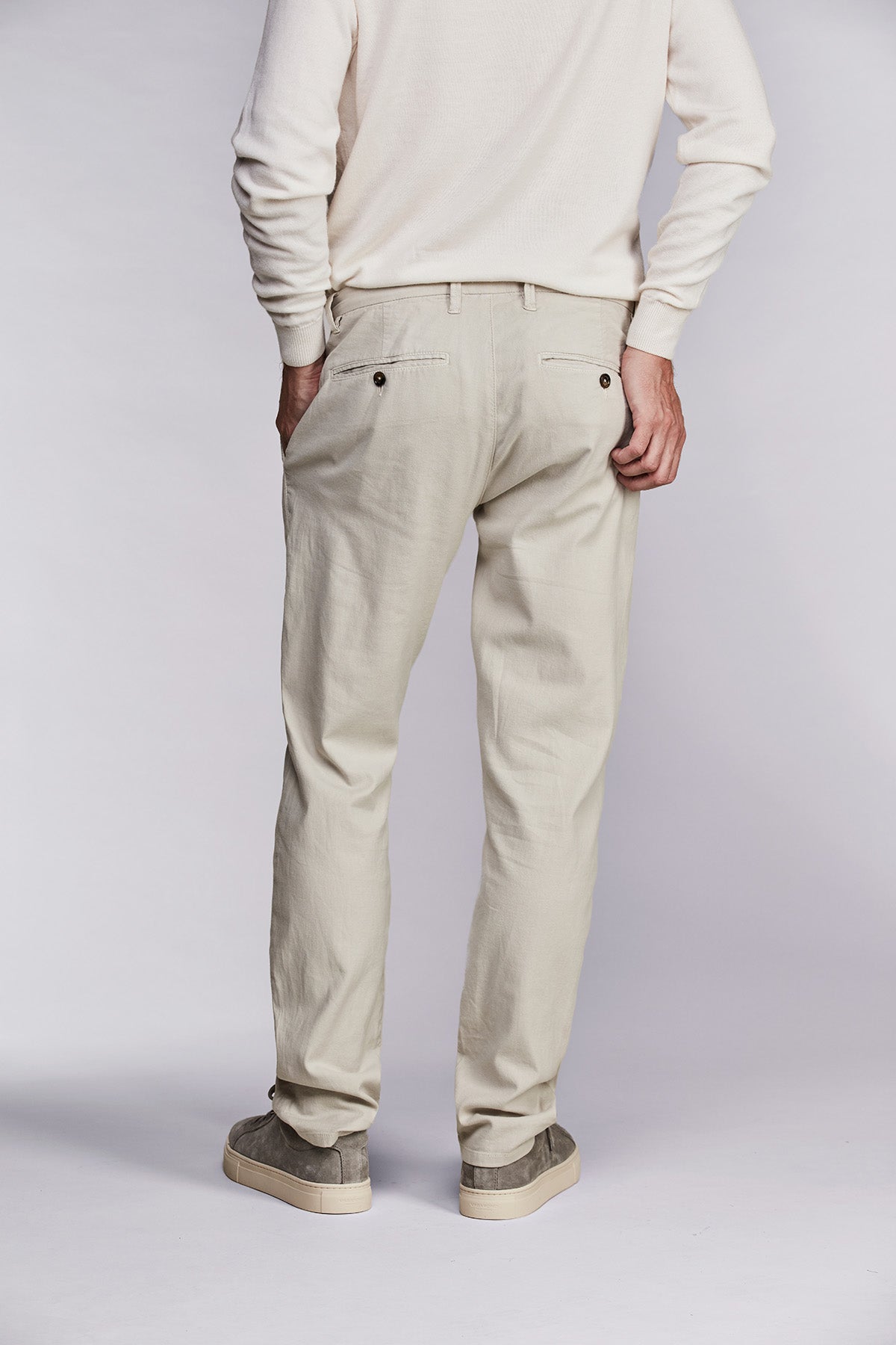 LINEN STRETCH PANT Sap beige