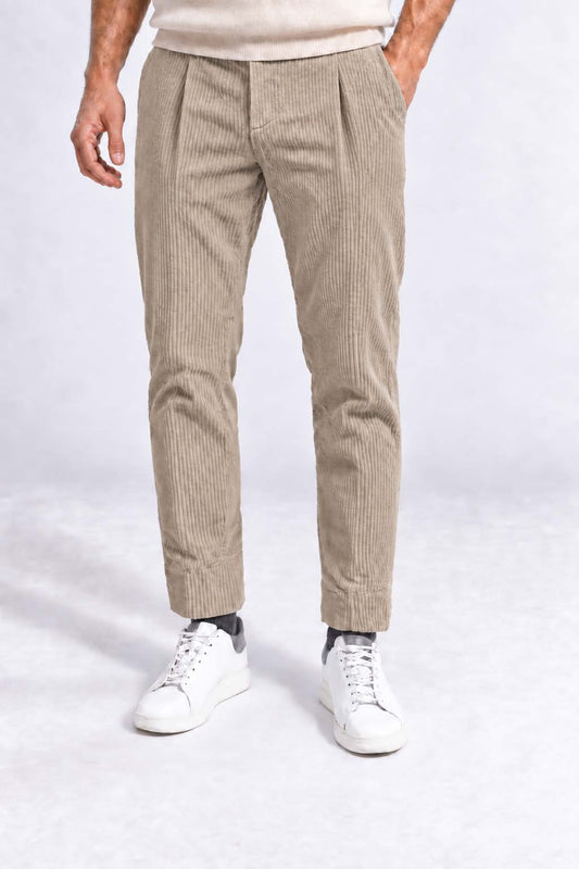 Bouclé Cord Pant Sap Beige